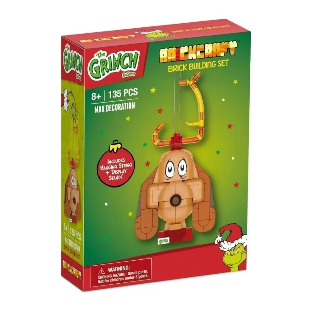 Brickcraft Grinch Max The Dog Brick Building Kit (135 Piece Set) New